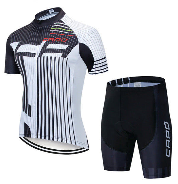 Cycling Jersey Short Sleeve Suit Men Summer