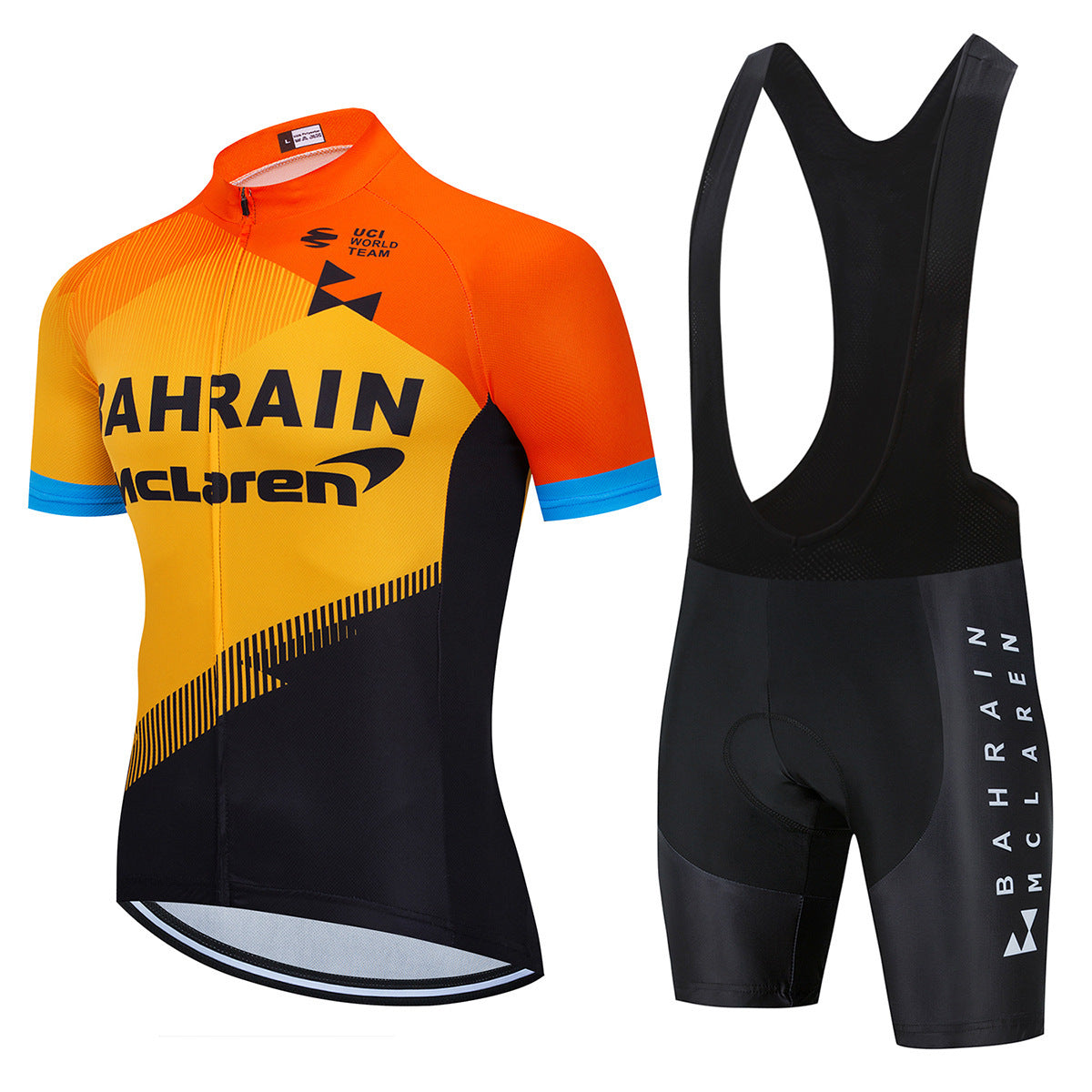 Cycling Jersey Short-Sleeved Suit Men'S Road Jersey Breathable Mountain Bike Riding Equipment