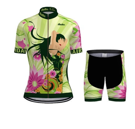 Summer SKY Short-sleeved Bib Cycling Jersey