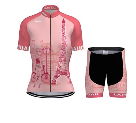 Summer SKY Short-sleeved Bib Cycling Jersey