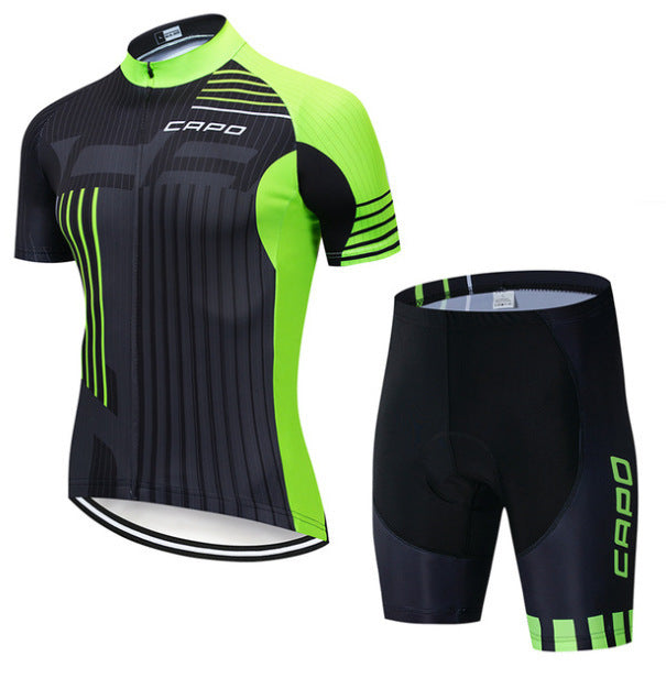 Cycling Jersey Short Sleeve Suit Men Summer