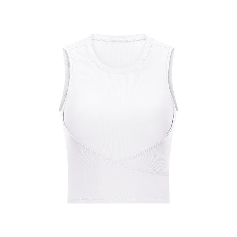 New Style Yoga Wear Threaded Sports Top