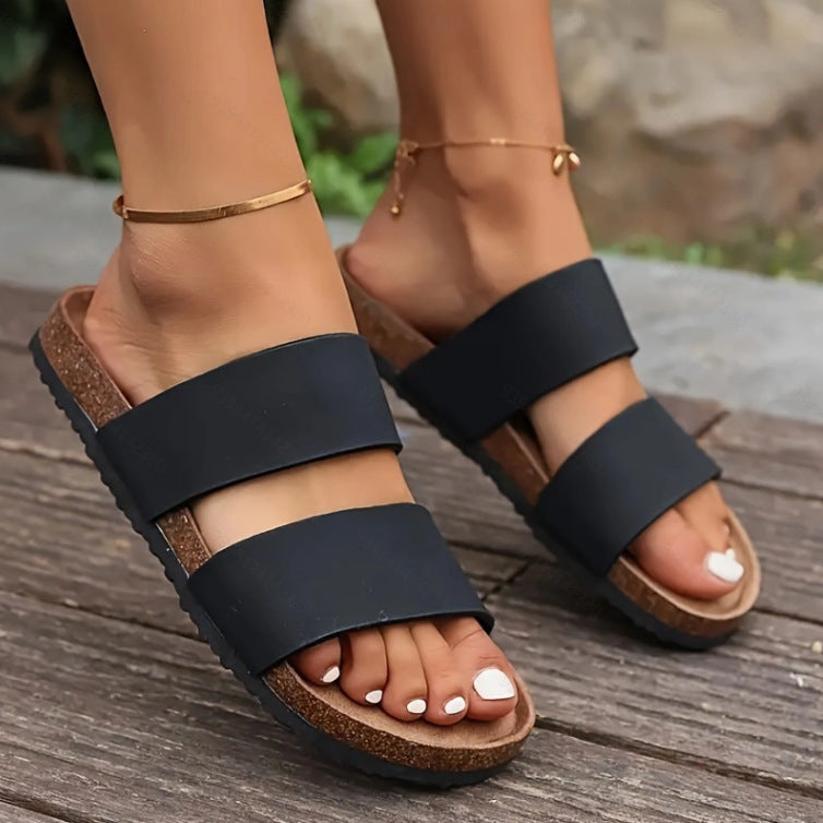 Women's Beach Open Toe Flat Sandals