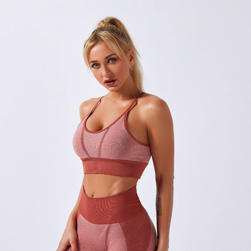 Slim sports bra fitness top