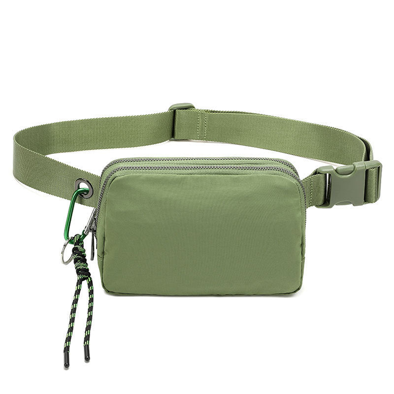 Leisure Sports Double-layer Nylon Waterproof Waist Bag