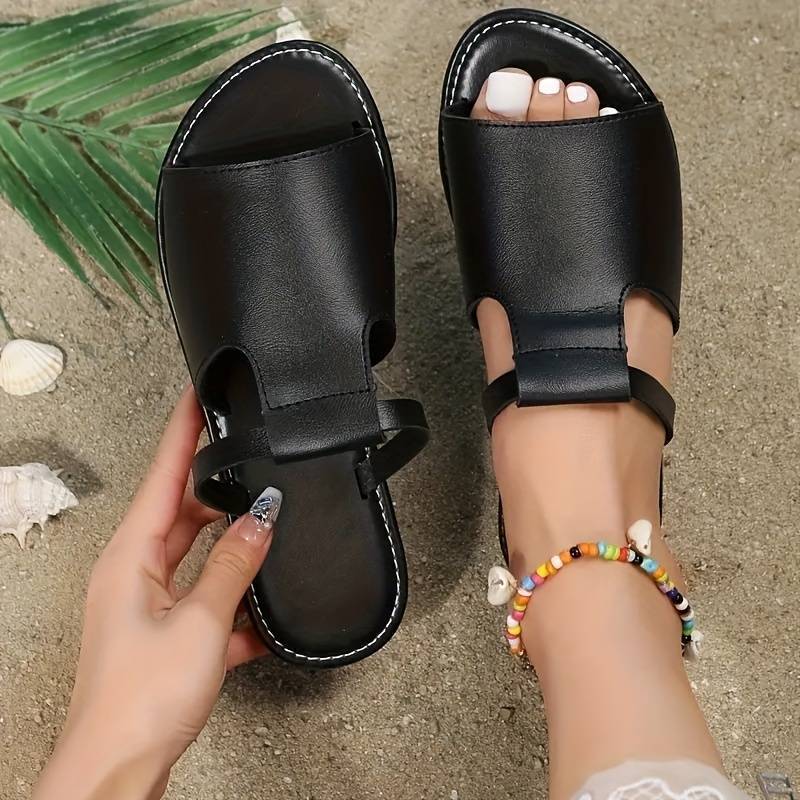 Plus Size Women's PU Flat Sandals