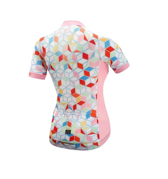 Women's cycling jersey short sleeve top