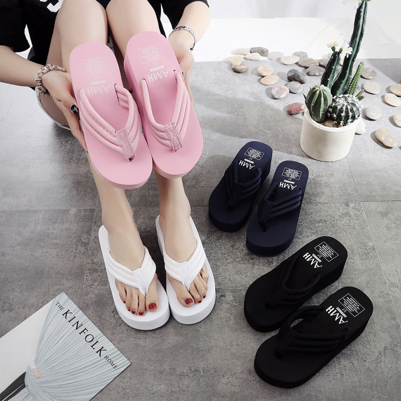 Women's Fashion Sandals And Slippers Increased Herringbone