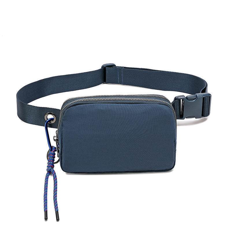 Leisure Sports Double-layer Nylon Waterproof Waist Bag