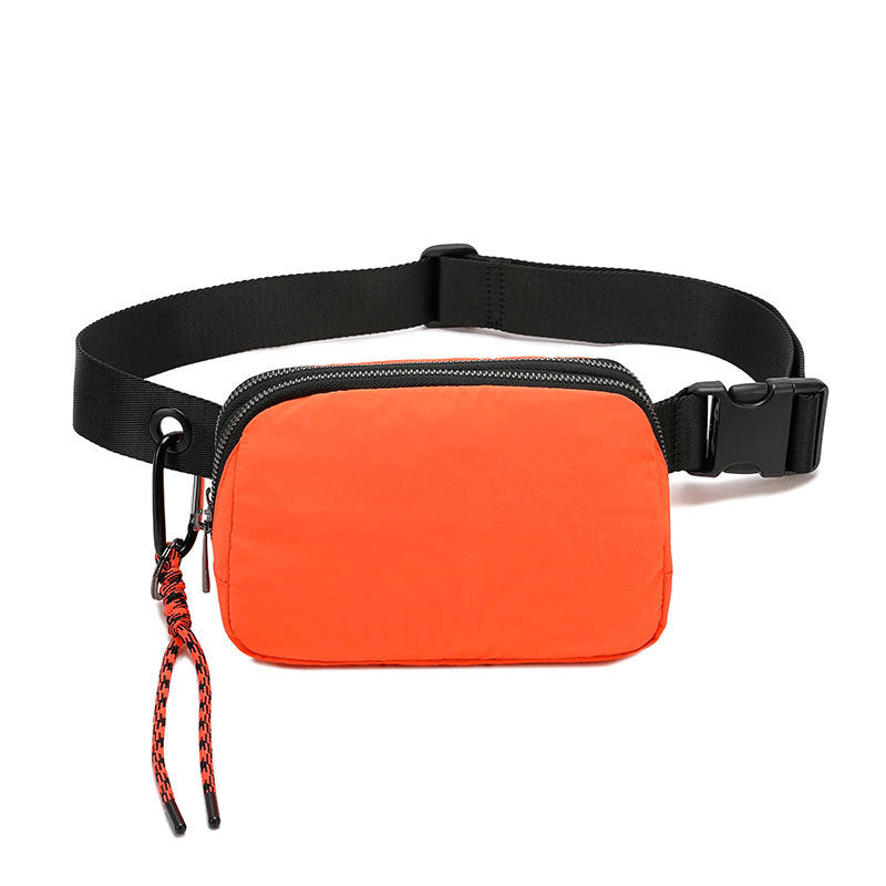 Leisure Sports Double-layer Nylon Waterproof Waist Bag