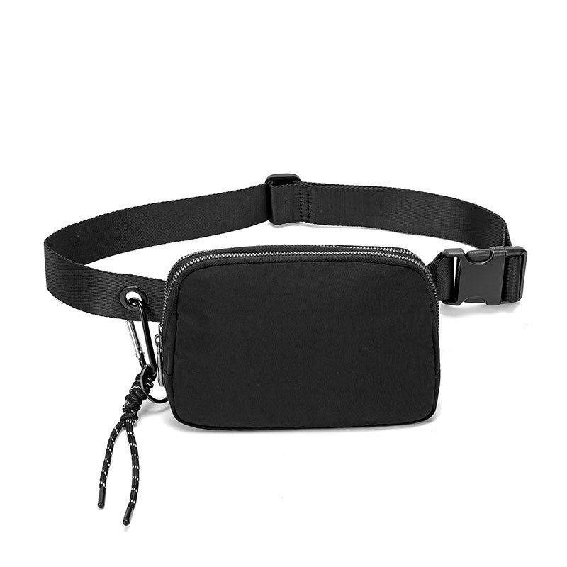 Leisure Sports Double-layer Nylon Waterproof Waist Bag